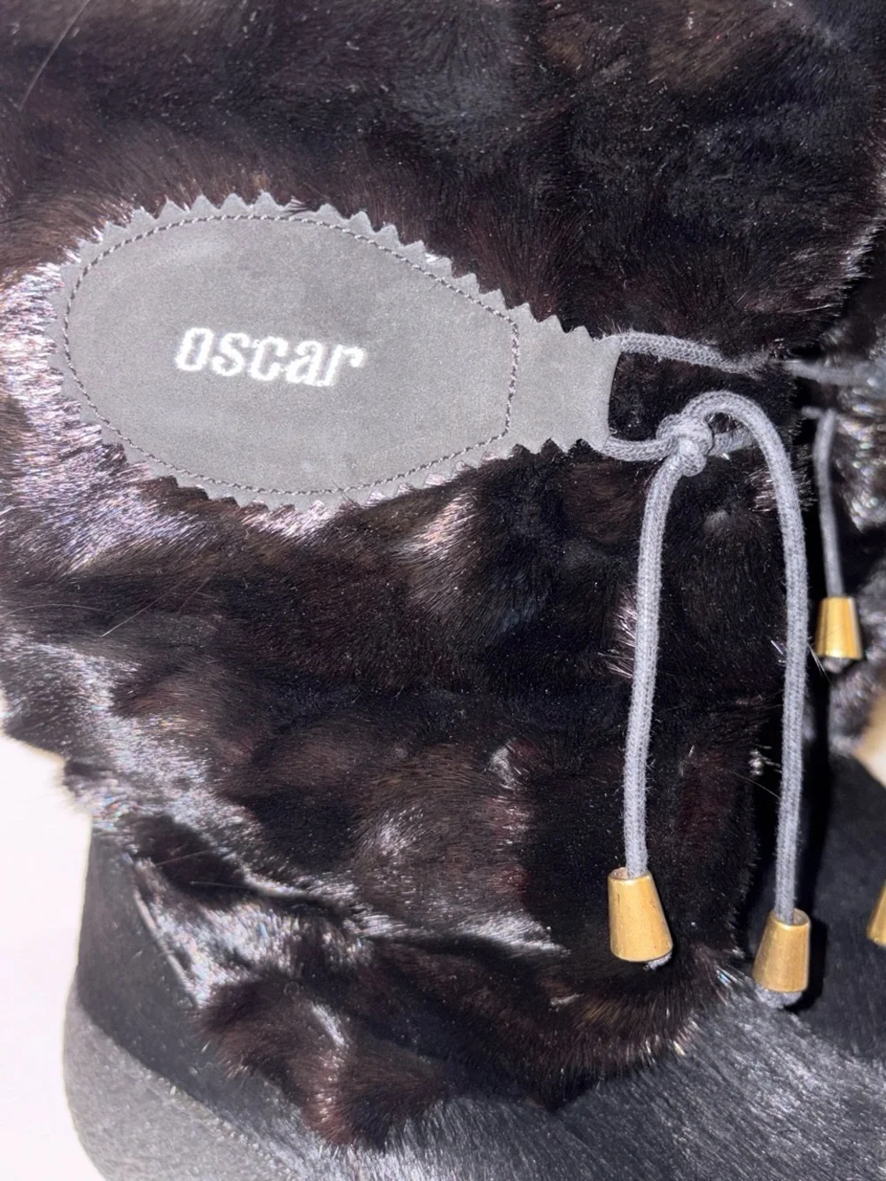 Oscar aprés ski  Black Faux Fur Winter Boots